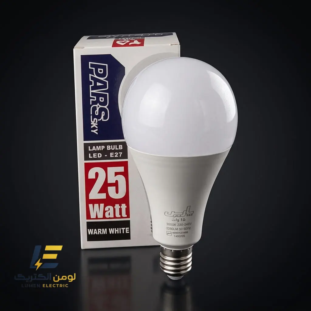 لامپ LED حبابی 25 وات E27 پارس اسکای