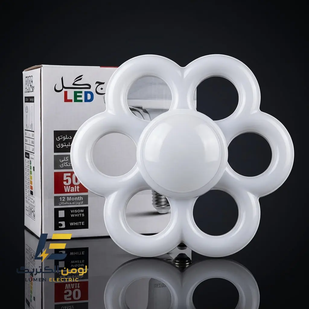 لامپ LED طرح گل 40 وات E27 پارس اسکای