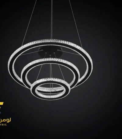 لوستر سه طبقه سه حالته با ریموت
