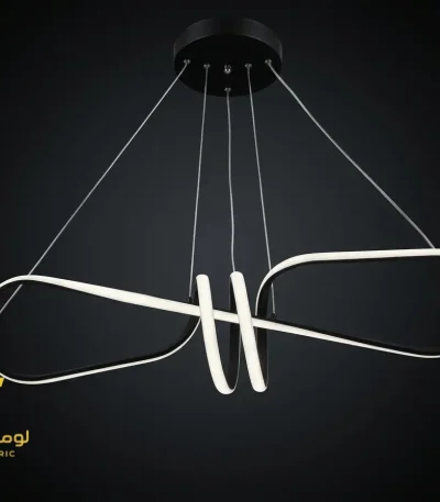 لوستر پروانه ساده سه حالته با ریموت