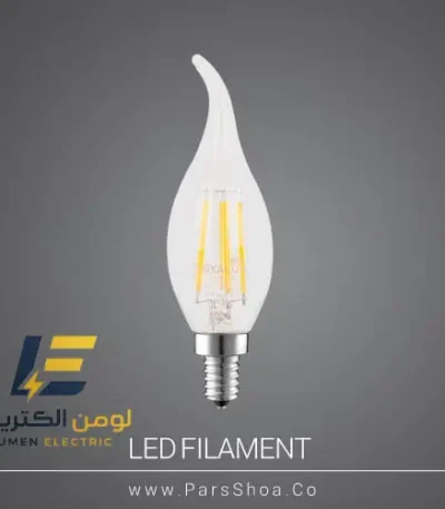 لامپ LED اشکی ۴ وات فیلامنتی E14