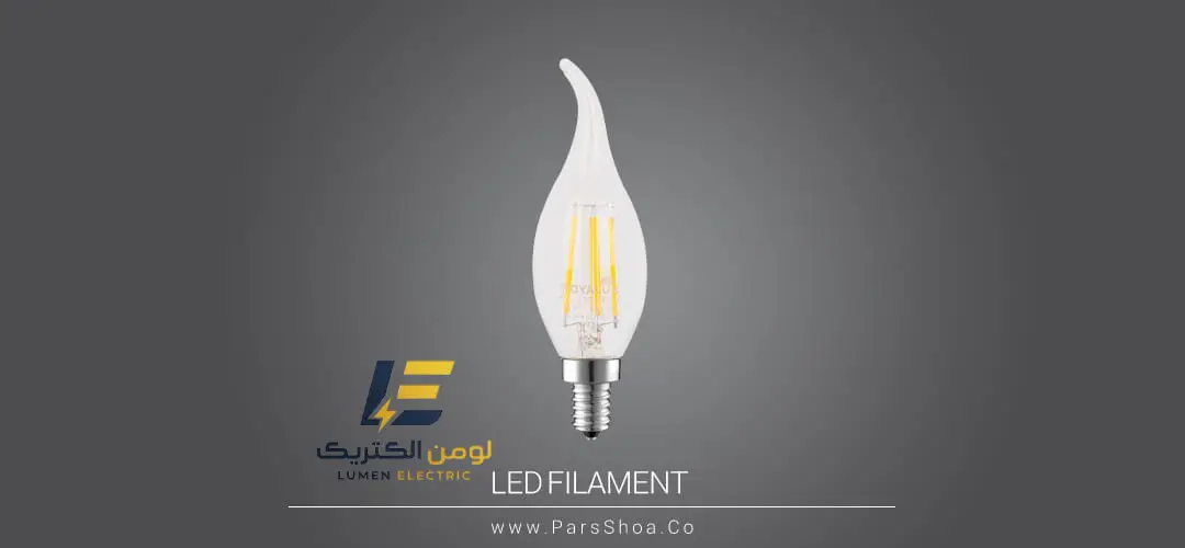 لامپ LED اشکی ۶ وات فیلامنتی E14