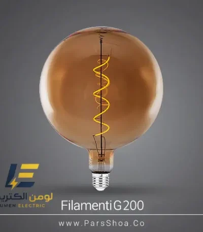 لامپ LED حبابی ۵ وات G200 فیلامنتی
