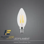 لامپ LED شمعی ۴ وات فیلامنتی E14