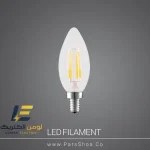لامپ LED شمعی ۶ وات فیلامنتی E14